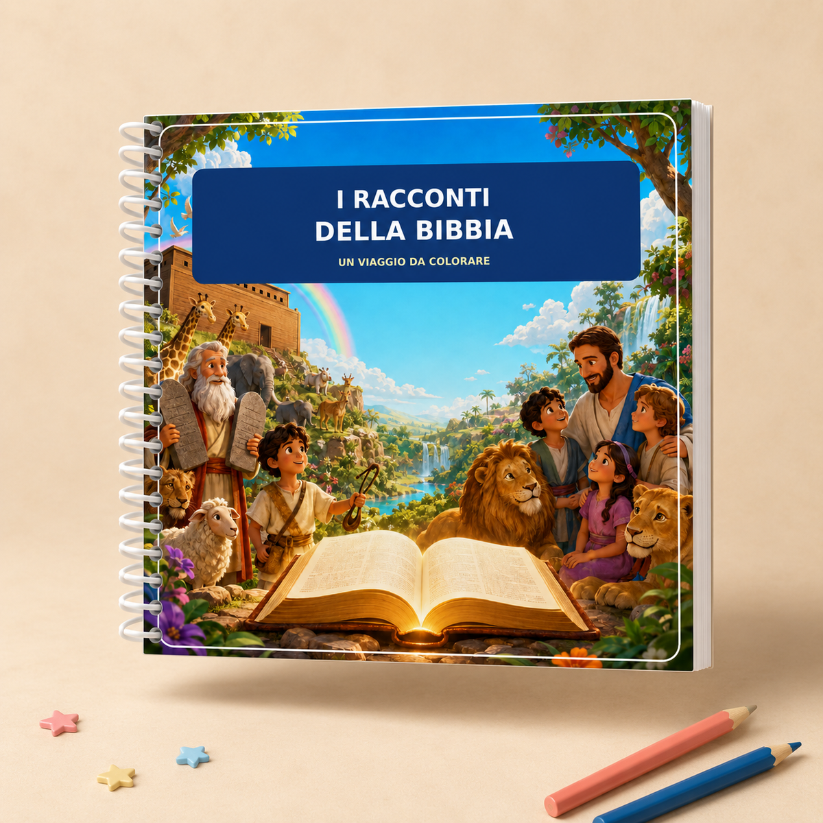 I racconti della Bibbia – Libro da colorare per bambini