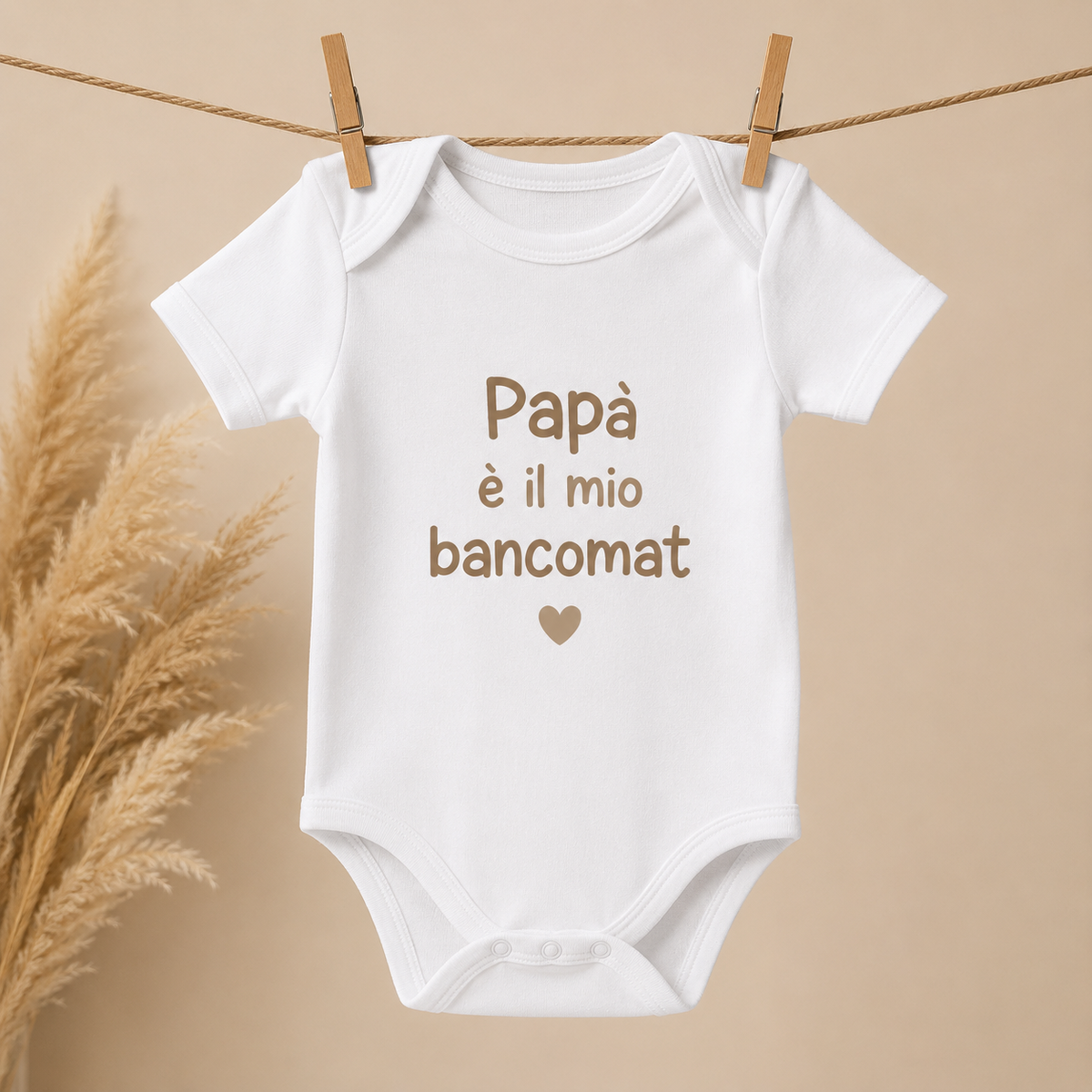 Body Neonato Personalizzato con Frasi
