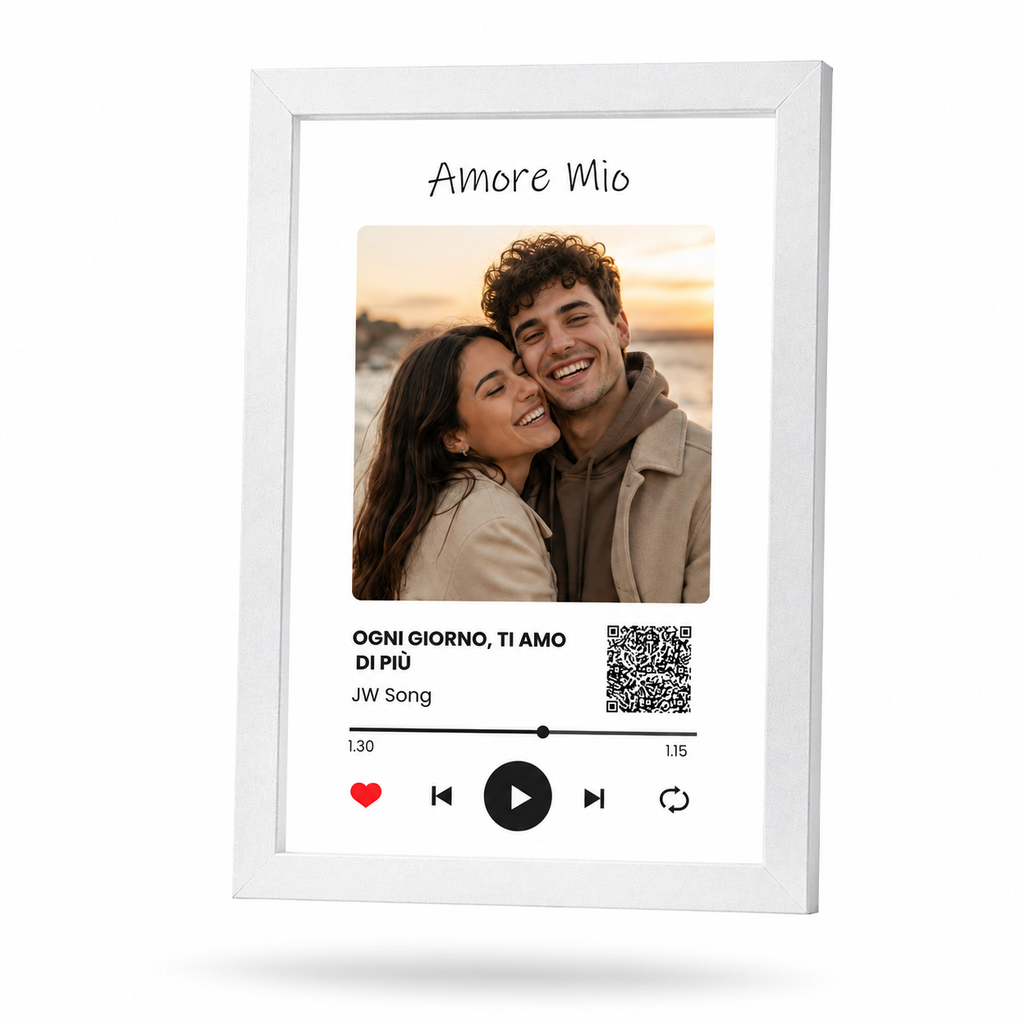 Cornice con canzone (Codice Qr)