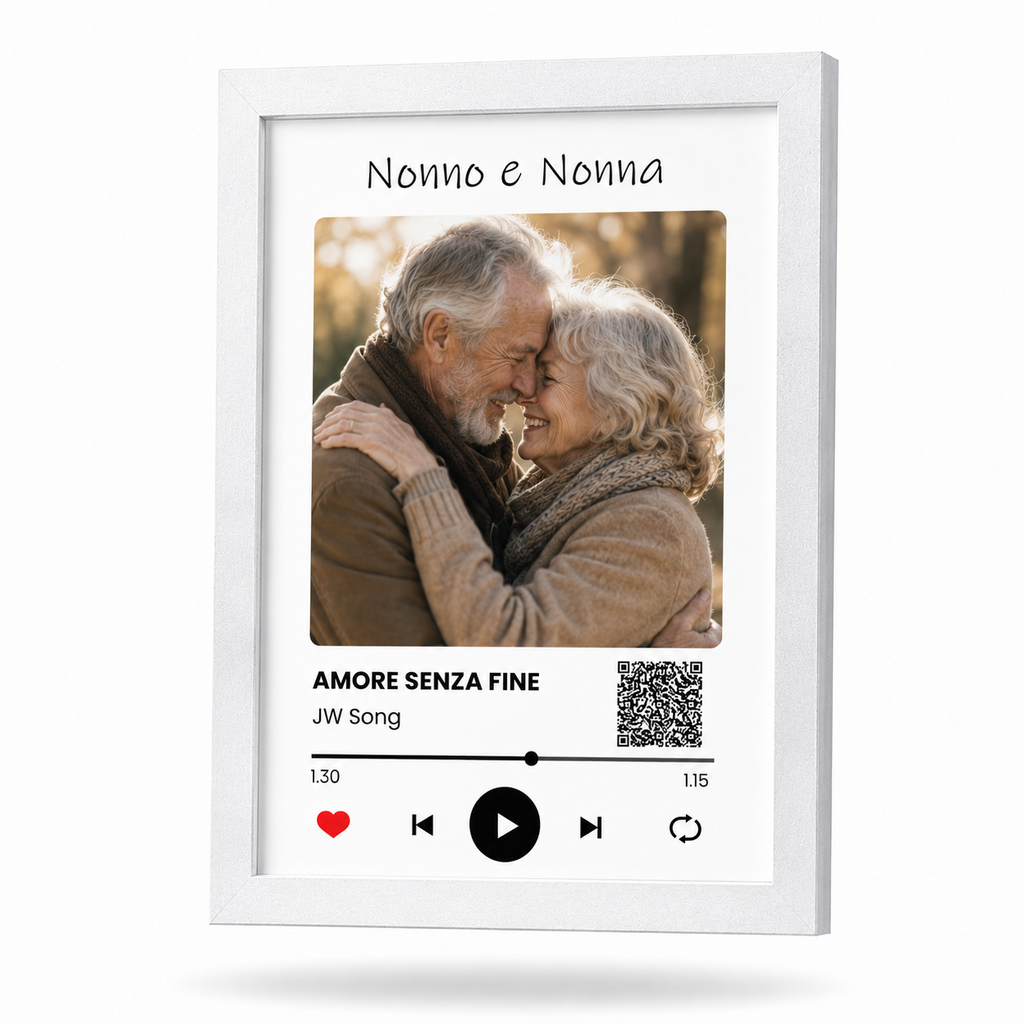 Cornice con canzone (Codice Qr)