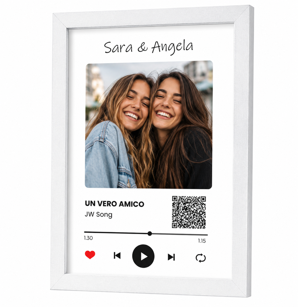 Cornice con canzone (Codice Qr)