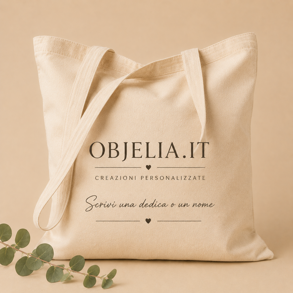 Borsa in Cotone Personalizzata con Nome o Dedica – 38x42 cm