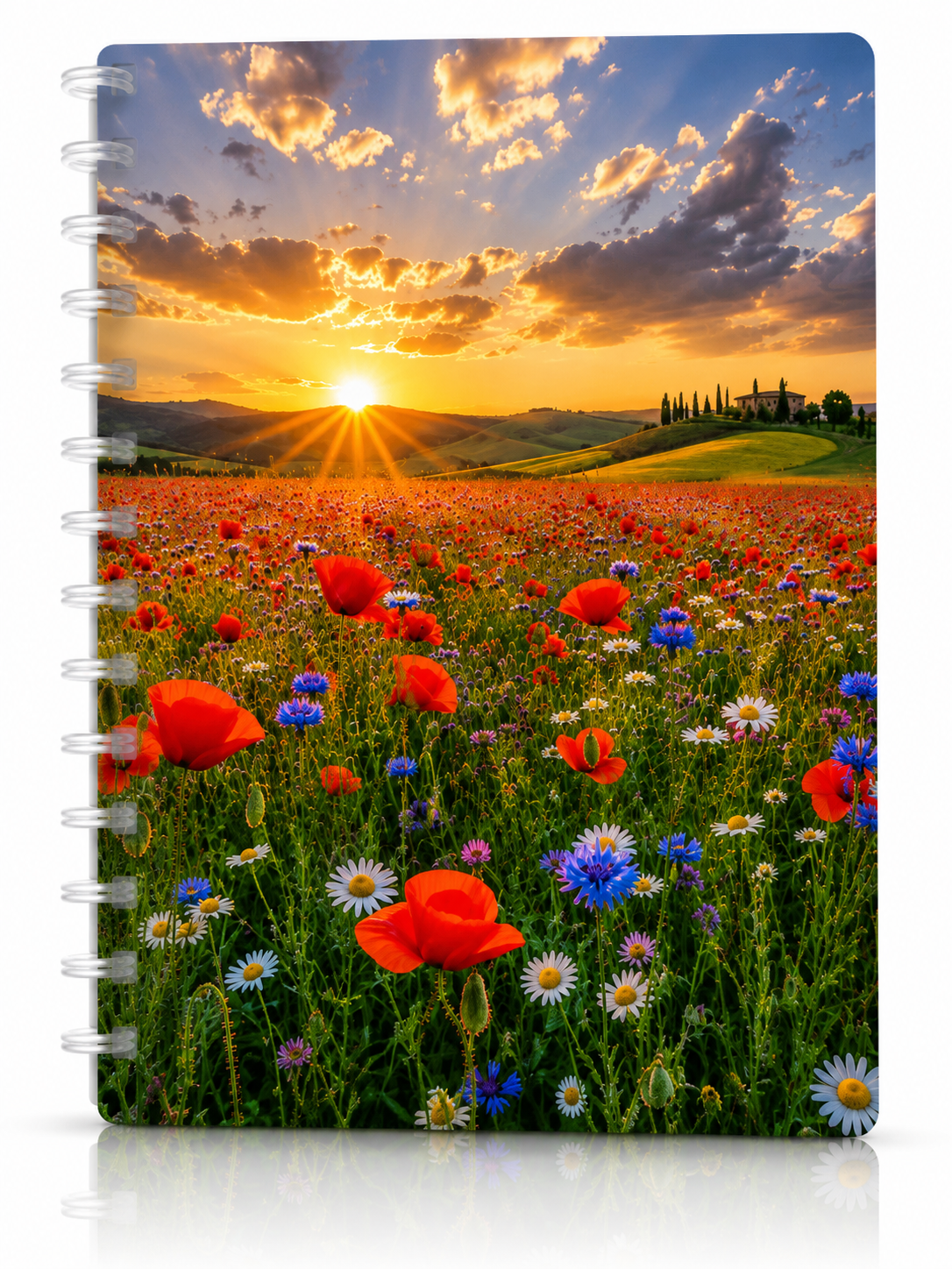 Copertina tramonto toscano