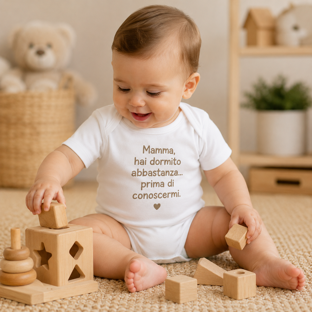 Body Neonato Personalizzato con Frasi