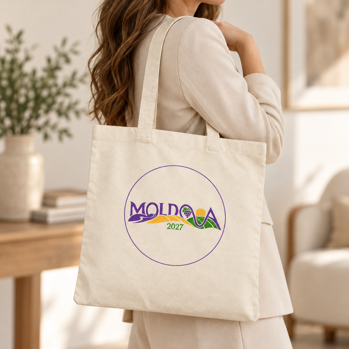Shopper in cotone 140gr - Moldova 2027