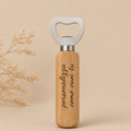 Apribottiglie Personalizzato in Legno con Nome o Frase | Idea Regalo in Vinile