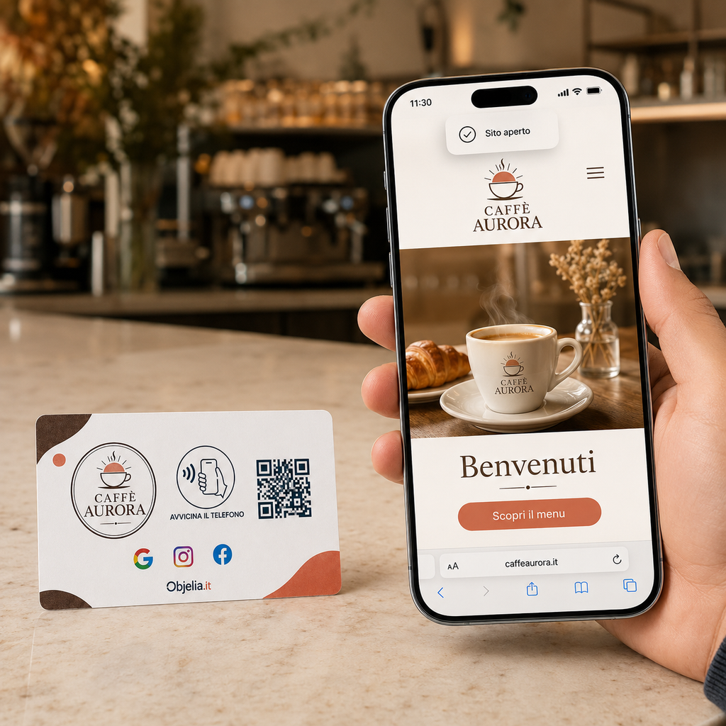 Card NFC personalizzata con logo